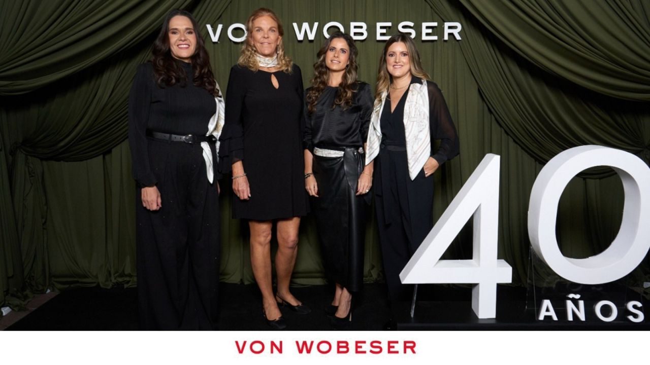 Attendees at Von Wobeser y Sierra's anniversary celebration